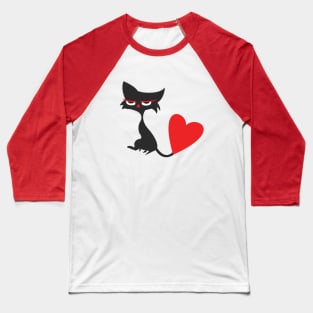 I Love my Cat T-shirt gift Baseball T-Shirt